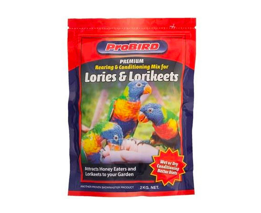 ProBird Rearing/Conditioning Mix 2kg Pet Lories/Lorikeets Dietary Bird Food Mix