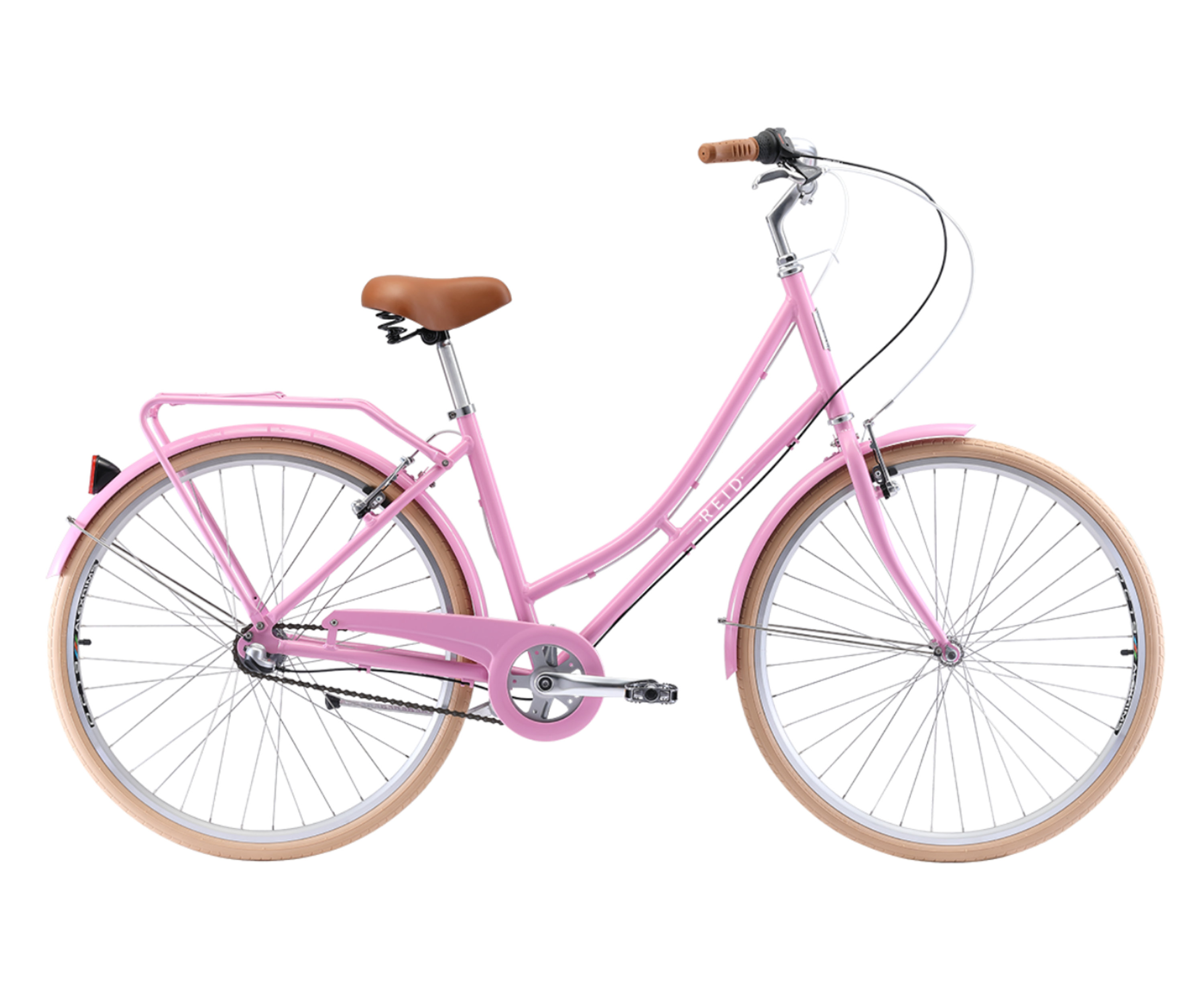 Ladies Deluxe Vintage Bike Pink Catch