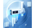 Bathroom Smart UV Toothbrush Sterilizer - White