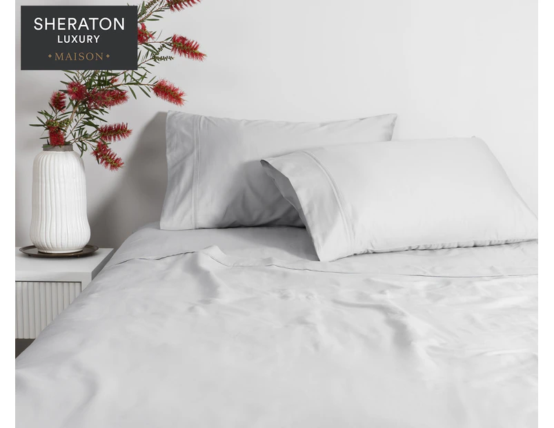 Sheraton Luxury Maison Australian Cotton Sheet Set - Grey