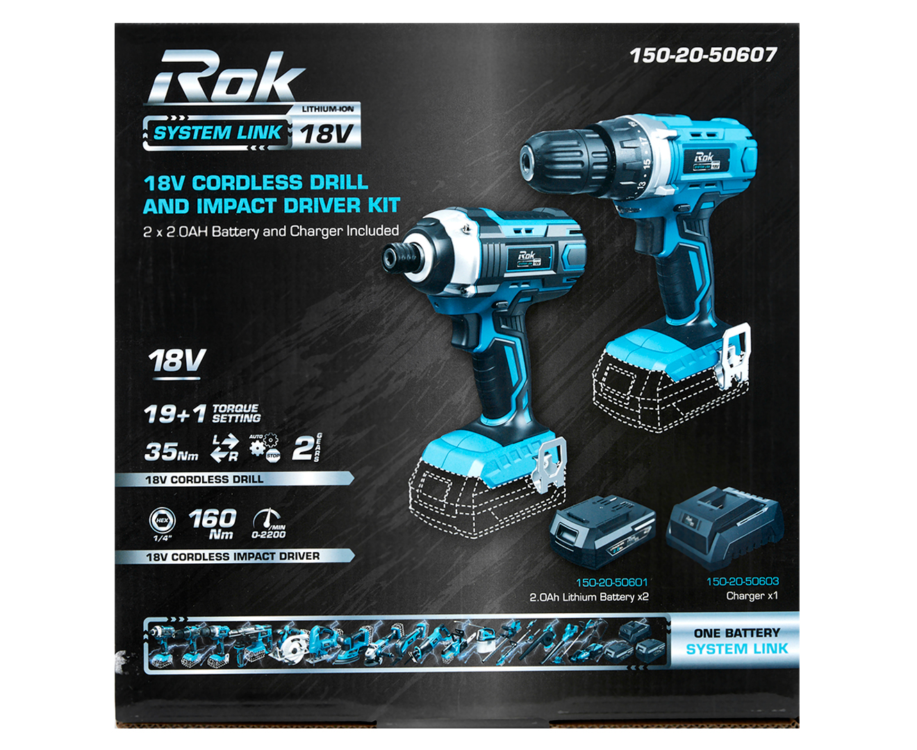 Rok best sale cordless drill