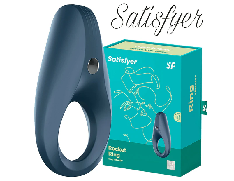 Satisfyer Rocket Ring Plus Vibration - Blue