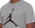 Nike Men's Air Jordan Jumpman Tee / T-Shirt / Tshirt - Carbon Heather/Black