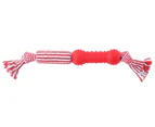 Paws & Claws 43cm Dental Braided Rope & Bone Tugger Dog Toy - Randomly Selected