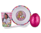 2 x Barbie Dreamtopia Melamine Breakfast Set w/ Milk Chocolate Egg 40g