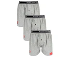 3x - Mens Cotton Boxer Shorts - Frank and Beans Underwear - Grey