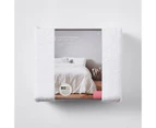 Target Landon Matelasse Quilt Cover Set - White