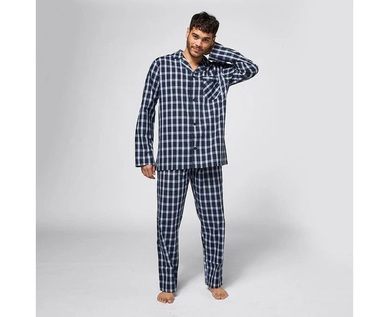 Target Poplin Pyjama Set - Blue