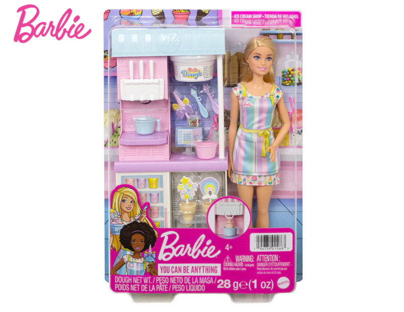 Barbie Ice Cream Shopkeeper Playset