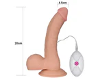 LOVETOY - 8.8" The Ultra Soft Dude Vibrating Dildo