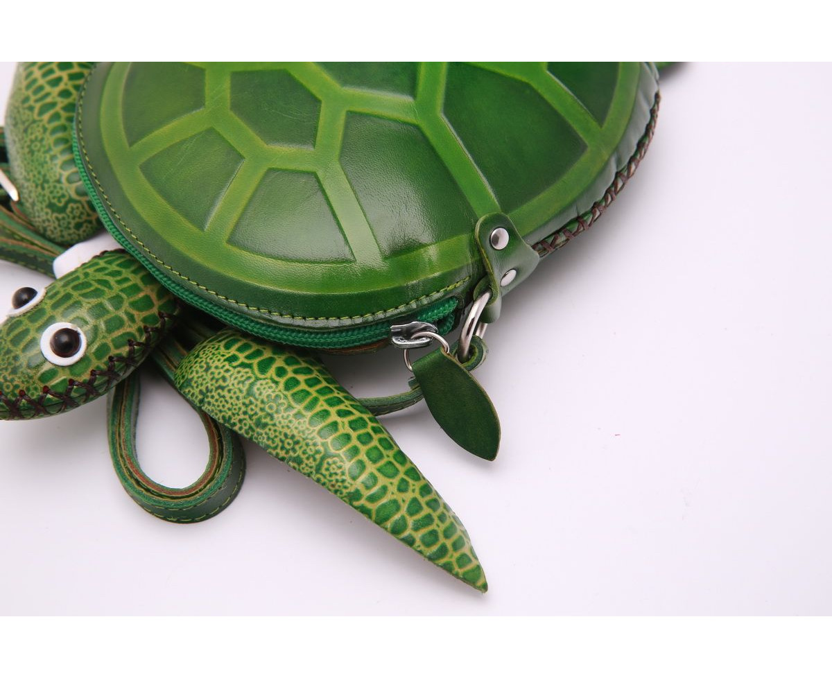 Turtle Leather Handbag, Women's Fashion, Bags & Wallets, Purses & Pouches  on Carousell