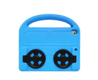WIWU Wheel iPad Case For iPad 7/8/9 Air 3 Pro 10.5 inch Shockproof Stand Cover With Handle Stand-Blue