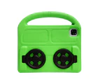 WIWU Wheel iPad Case For iPad Pro 11/Air4 10.9 inch Shockproof Stand Cover With Handle Stand-Green
