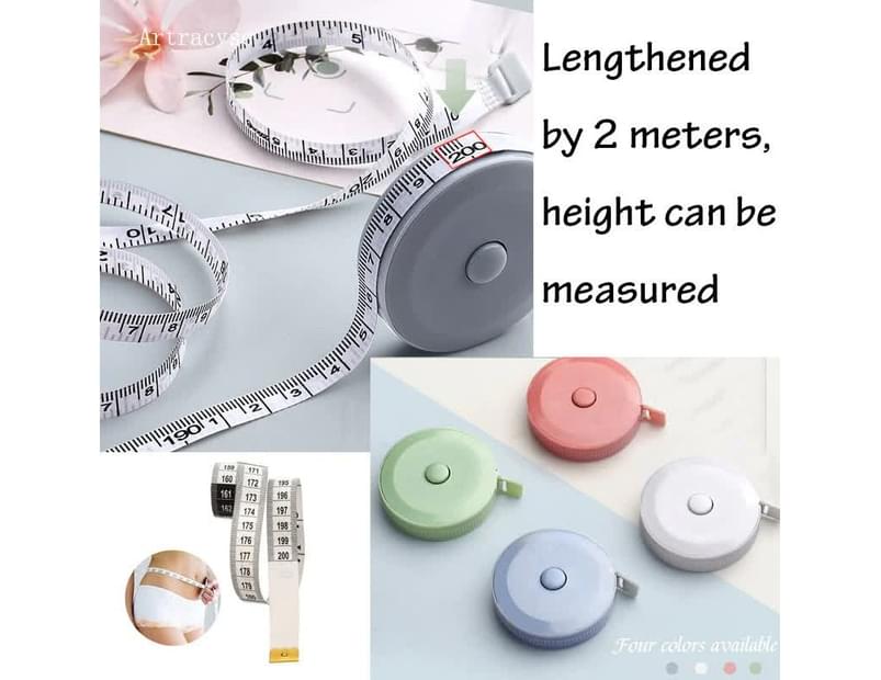 1-Pack Yellow Tape Measure for Body,Soft Flexible Double Scale Foldable Measurement Tape for Sewing Tailor,Craft,Cloth,Weight Loss,60 Inch/ 150 cm 