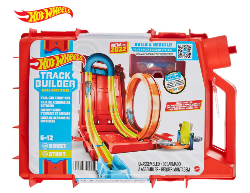 Hot Wheels Track Builder Unlimited Fuel Can Stunt Box - Multi