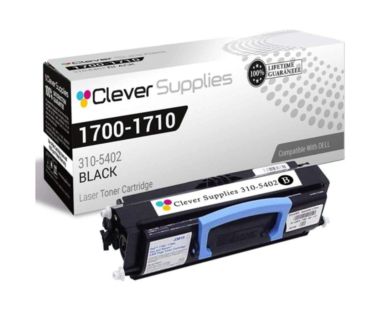 1 x Black Toner Cartridge Compatible for Dell 1700 1700n 1710 1710n