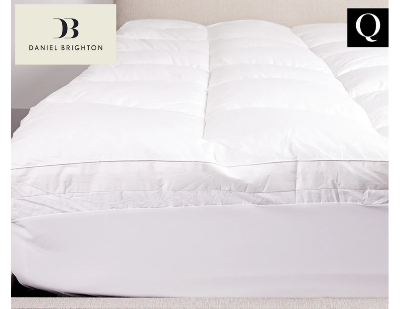 Daniel Brighton 1200GSM Luxury Memory Fibre Queen Bed Mattress Topper