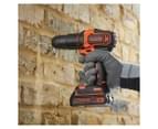 Black & Decker 18V Cordless 2-Speed Hammer Drill w/ 2 x Batteries 4
