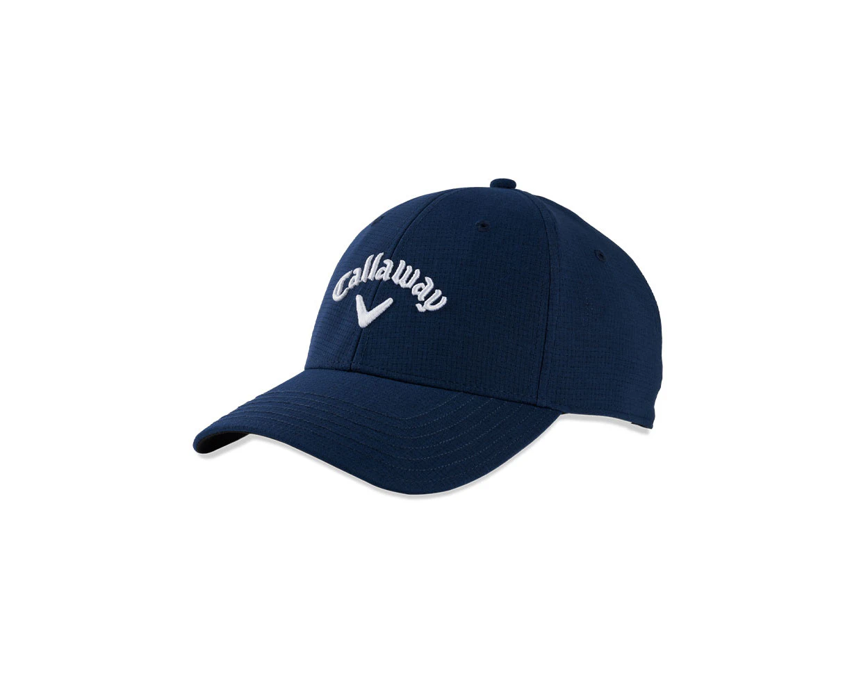 Callaway Stitch Magnet Ball Marker Adjustable Cap - Navy -  Mens Polyester