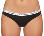 Calvin Klein Women's Carousel Bikini Briefs 3-Pack - Black/Grey Heather/Honey Almond