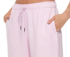 Nike Sportswear Women's Swoosh Fleece Joggers / Tracksuit Pants - Regal Pink/White