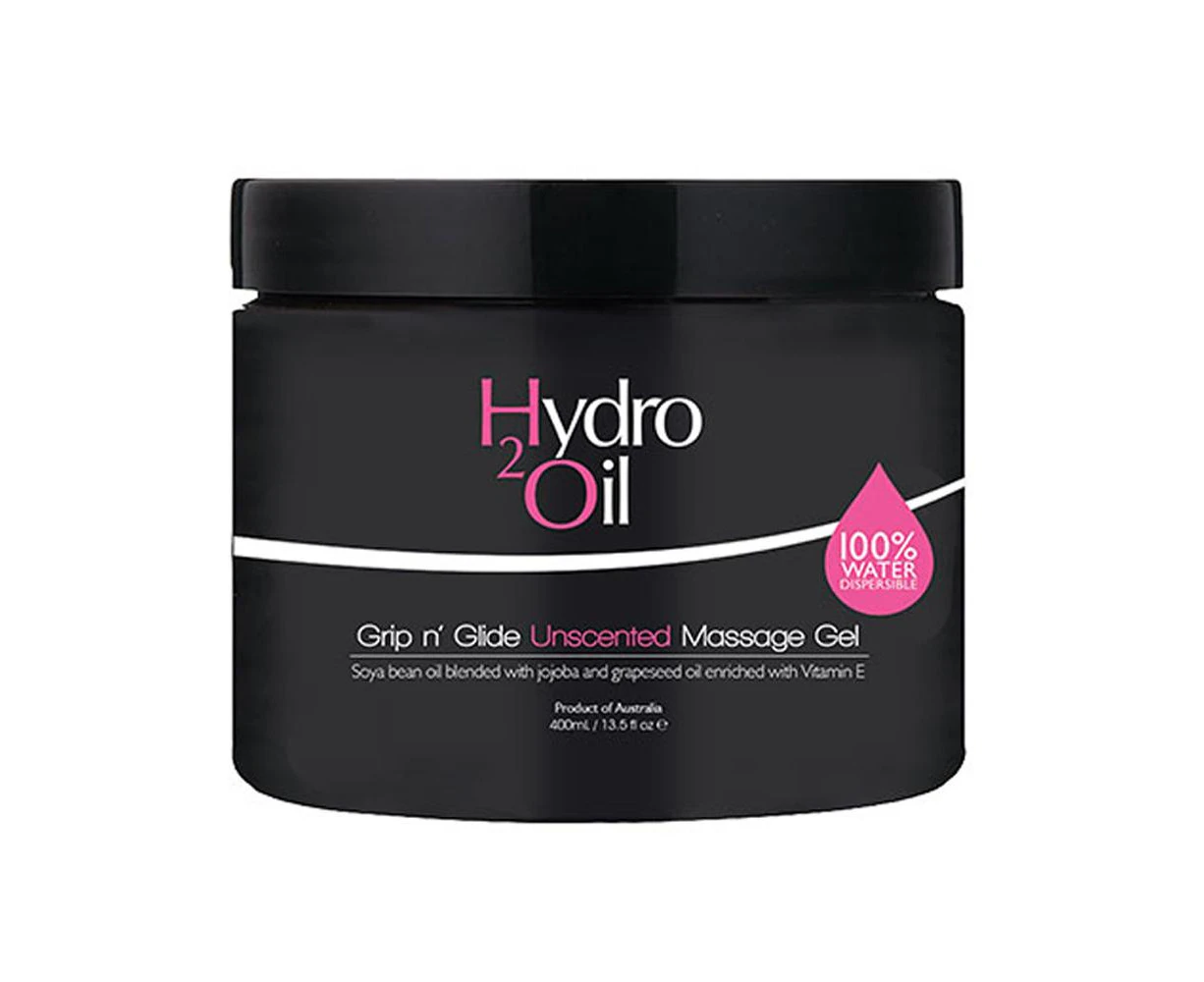 Caronlab Hydro 2 Oil Grip N' Glide Massage Gel Unscented 400ml Moisturising