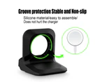 Strapmall Apple Watch Charger Stand Durable TPU with Non-Slip Stable Base-Black