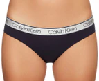 Calvin Klein Women's Chromatic Bikini Briefs 3-Pack - Shoreline Denim/Nymph's Thigh/Cadet Navy