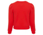 Tommy Hilfiger Girls' Yoni Popover Sequin Sweatshirt - High Risk Red