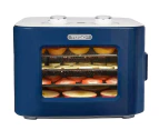 TODO 400W Food Dehydrator Stainless Steel Interior Preserve Yogurt Fruit Dryer Jerky Maker - Blue