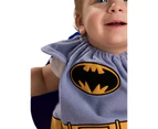Batman Deluxe Bib Baby Costume Size:0-6 Mths