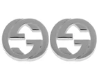 Gucci Interlocking G Stud Earrings - Silver