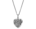 Gucci Blind For Love Necklace - Silver