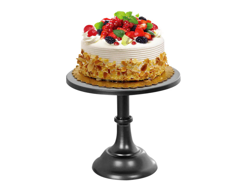 EHOME 25cm Cake Stand Gold Iron Cupcake Wedding Dessert Bar Party Pedestal Fruit Tray