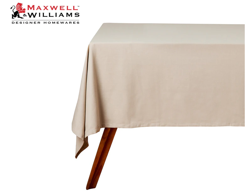 Maxwell & Williams 230x150cm Cotton Classics Tablecloth - Pebble