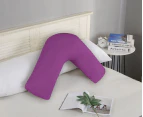 1000TC Ultra Soft V SHAPE Pillowcase - Purple