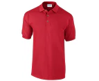 Polo Golf Blank Plain Basic Jersey Collar T-Shirt Small Big Men's Cotton - Red