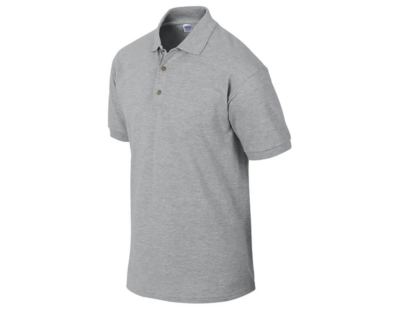 Polo Golf Blank Plain Basic Jersey Collar T-Shirt Small Big Men's Cotton - Sport Grey