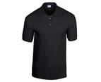 Polo Golf Blank Plain Basic Jersey Collar T-Shirt Small Big Men's Cotton - Black