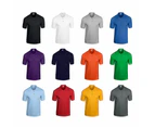 Polo Golf Blank Plain Basic Jersey Collar T-Shirt Small Big Men's Cotton - Black