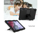 Samsung Galaxy Tab A8 10.5" 2021 SM-X200 /X205 Heavy Duty Shockproof Survivor Case Cover - Black