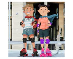 Crazy Skates Kids' Tri-Pack Knee, Wrist & Elbow Safety Pads - Teal