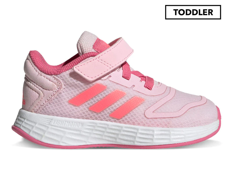 Adidas Toddler Duramo 10 Running Shoes - Clear Pink/Acid Red/Rose Tone