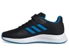 Adidas Boys' Runfalcon 2.0 Strapped Running Shoes - Black/Blue Rush/White 3