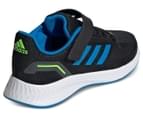 Adidas Boys' Runfalcon 2.0 Strapped Running Shoes - Black/Blue Rush/White 4