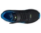 Adidas Boys' Runfalcon 2.0 Strapped Running Shoes - Black/Blue Rush/White 5