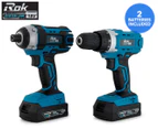 Rok 18V Cordless Drill & Impact Driver Kit