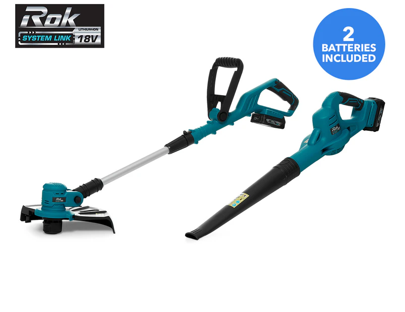 BLACK+DECKER 18V Cordless String Trimmer and Blower Twin Pack