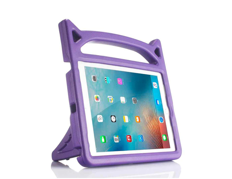 ZUSLAB Kids iPad 4 / 3 / 2 Case, Durable Shockproof Handle Stand Protective Cover for Apple (2012/2011) - Purple
