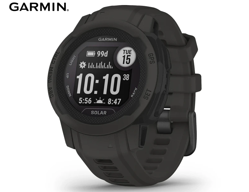 Garmin Instinct 2S Solar 40mm Silicone GPS Smart Watch - Graphite